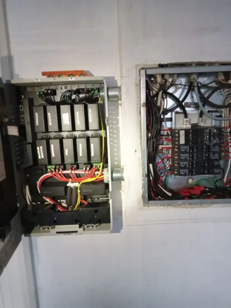 Electrical panel upgrade completed for Security Camera Wiring in Rosamond